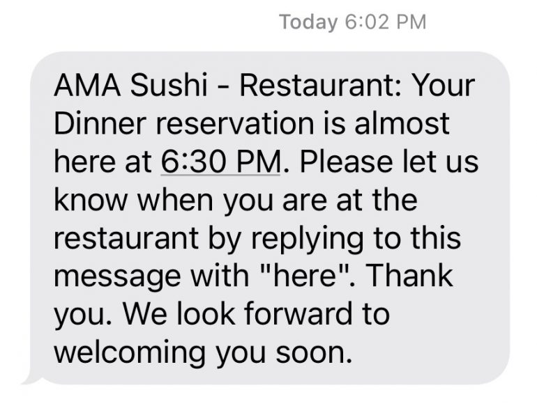First Impressions of AMA Sushi on the Rosewood Miramar Seaside Resort
